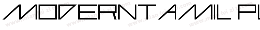 Moderntamil Plain字体转换